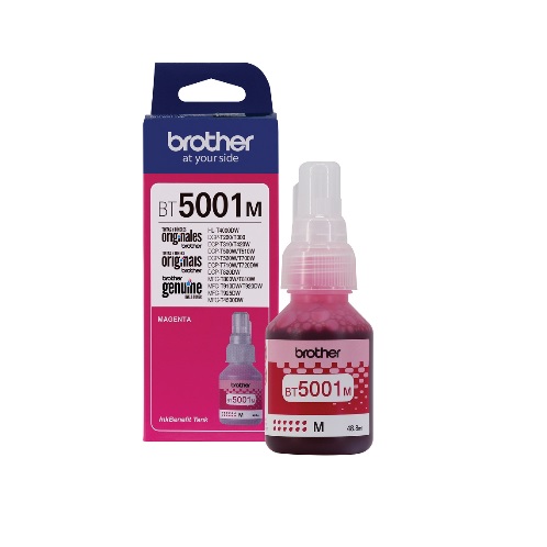 Imagen BOTELLA DE TINTA COLOR MAGENTA BROTHER BT5001M REND 5000PAG