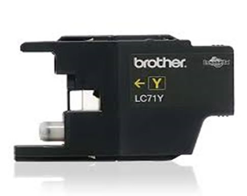 Imagen CARTUCHO DE TINTA AMARILLO BROTHER LC71BK  PARA MFCJ280W/J82