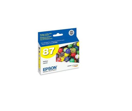 Imagen CARTUCHO DE TINTA AMARILLO EPSON 87 T087420