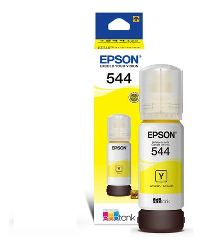 Imagen BOTELLA DE TINTA AMARILLO EPSON 544 T544420 65ML REN 4500PAG