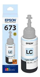 Imagen BOTELLA DE TINTA CYAN LIGHT EPSON 673 T673520 70ML