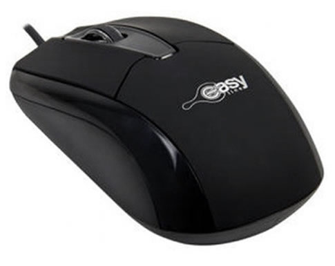 Imagen MOUSE OPTICO USB COLOR NEGRO, EASY LINE EL-994121