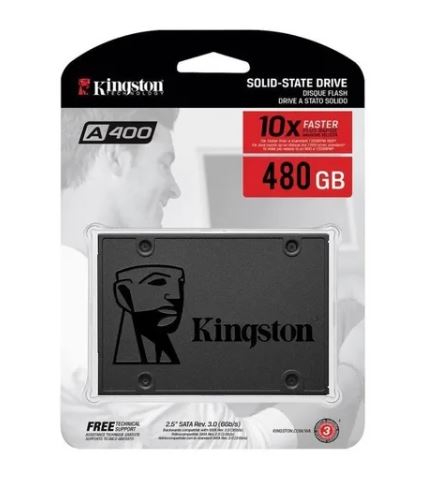 Imagen UNIDAD DE ESTADO SOLIDO SSD SATAIII KINGSTON SA400 DE 480GB