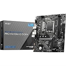Imagen TARJETA MADRE MSI PRO H610M-G INTEL LGA 1700 12A GEN DDR4